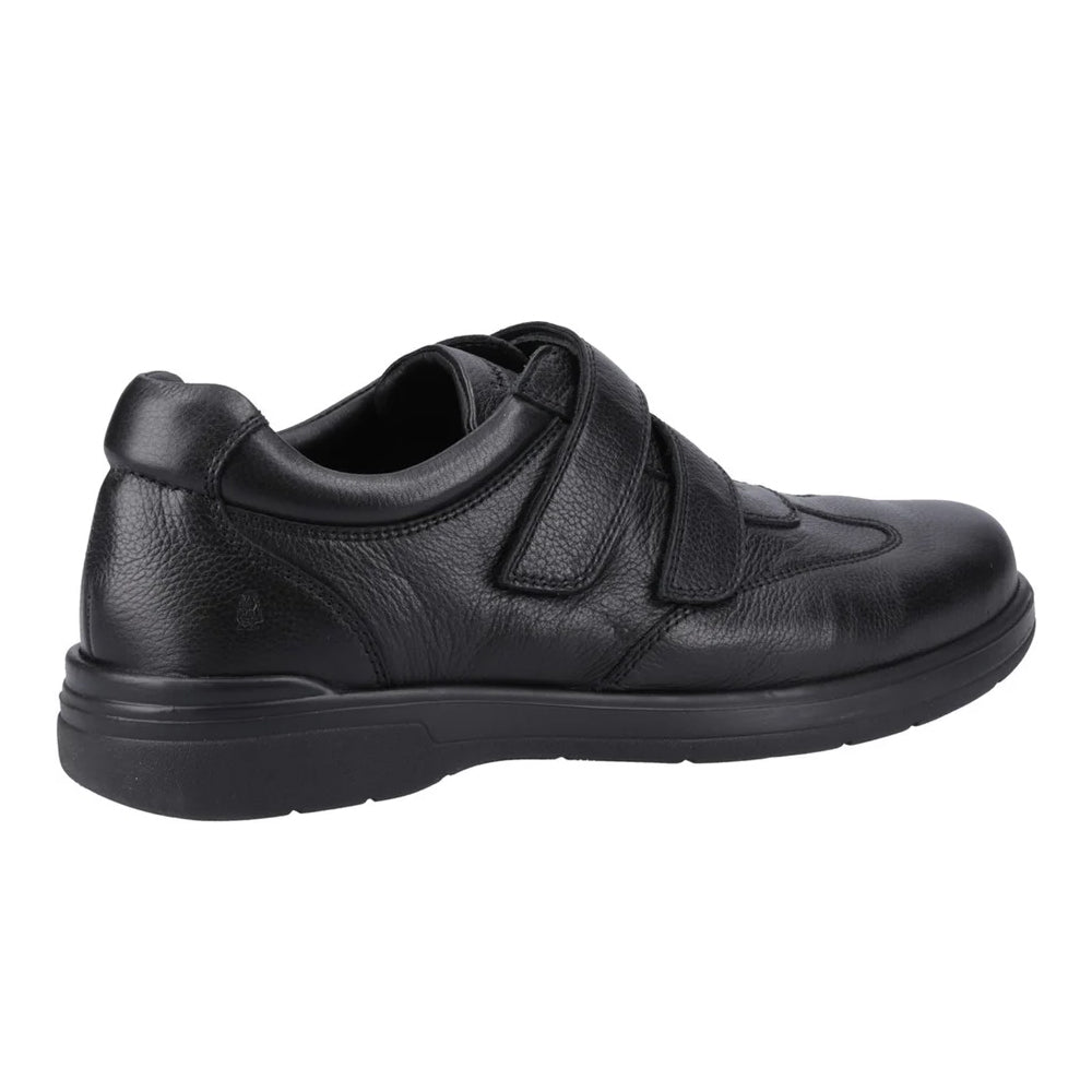 Black - Back - Hush Puppies Mens Magnus Leather Loafers