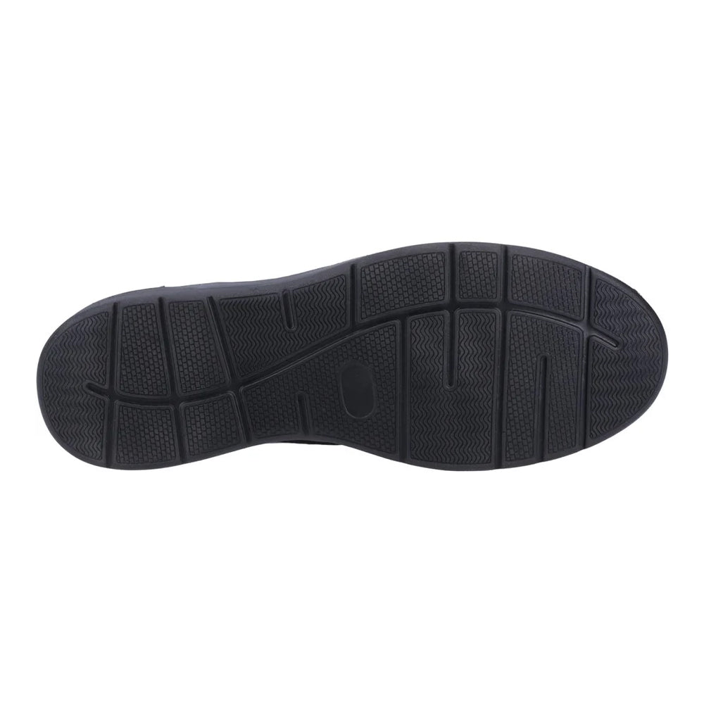 Black - Pack Shot - Hush Puppies Mens Marco Lace Up Shoes