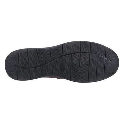 Black - Pack Shot - Hush Puppies Mens Matthew Leather Slip-on Loafers
