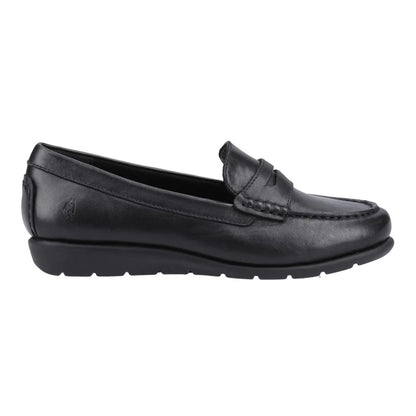 Black - Lifestyle - Hush Puppies Womens-Ladies Shelby Leather Loafers
