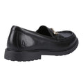 Black - Back - Hush Puppies Womens-Ladies Verity Snaffle Detail Loafers