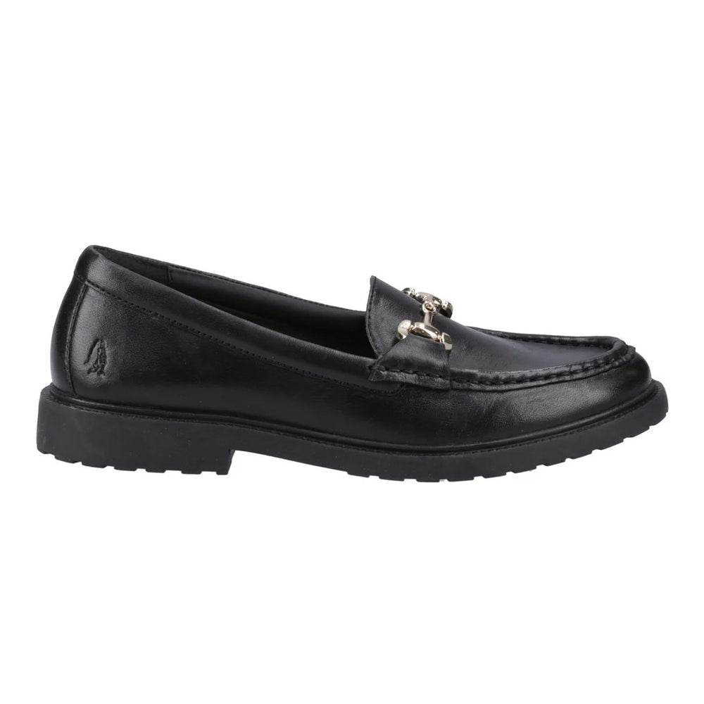 Black - Lifestyle - Hush Puppies Womens-Ladies Verity Snaffle Detail Loafers