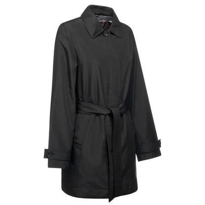 Black - Side - Geox Womens-Ladies Soleil Trench Coat