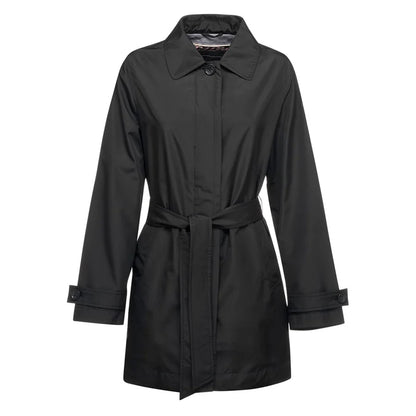 Black - Front - Geox Womens-Ladies Soleil Trench Coat