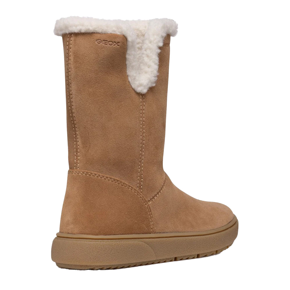 Whisky - Back - Geox Womens-Ladies J Theleven Suede Waterproof Calf Boots