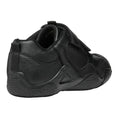 Black - Back - Geox Boys Wader Leather School Shoes
