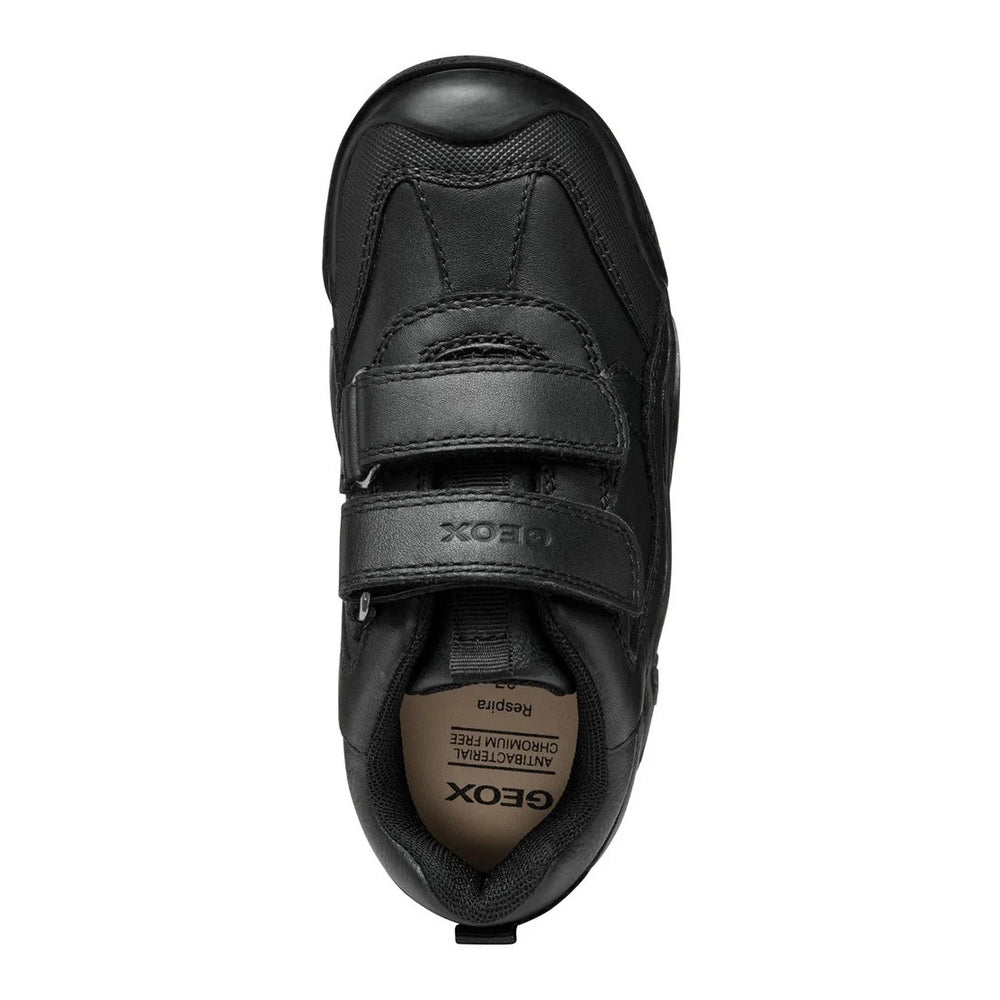 Black - Lifestyle - Geox Boys Wader Leather School Shoes