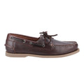 Brown - Side - Sperry Mens Tacoma Leather Boat Shoes