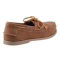 Tan - Back - Sperry Mens Tacoma Leather Boat Shoes