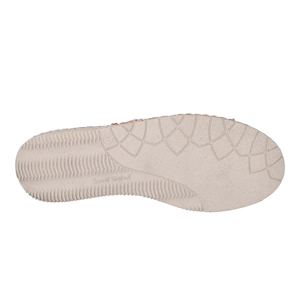 Nude - Side - Josef Seibel Womens-Ladies Sofie Nubuck Slip-on Shoes