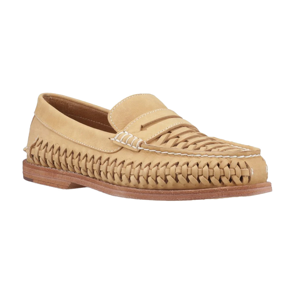 Tan - Front - Sperry Mens Gold Cup Leather Penny Loafers