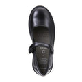 Black - Side - Geox Girls J Casey G. P Leather School Shoes
