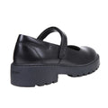 Black - Back - Geox Girls J Casey G. P Leather School Shoes