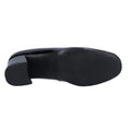 Black Patent - Lifestyle - Hush Puppies Womens-Ladies Alicia Leather Court Shoes