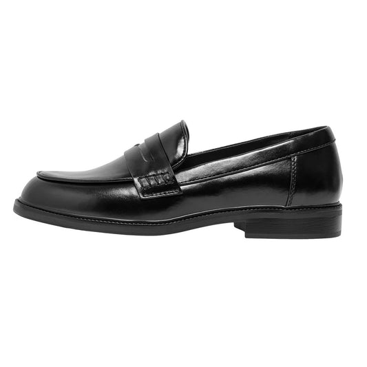 Black - Front - Only Womens-Ladies Lux-1 Moccasins