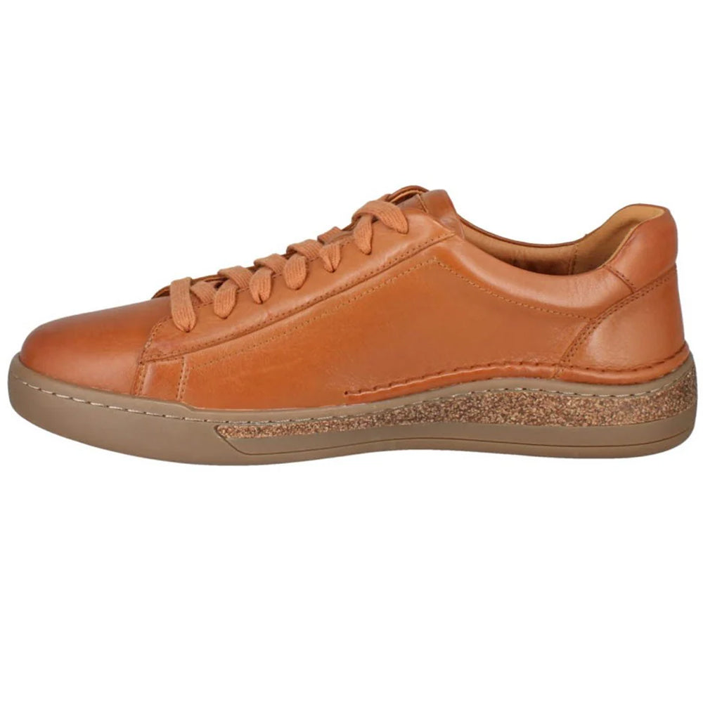 Camel Brown - Lifestyle - Josef Seibel Mens Cleve 02 Leather Trainers