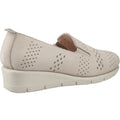 Taupe - Lifestyle - Fleet & Foster Womens-Ladies Dinah Leather Espadrilles