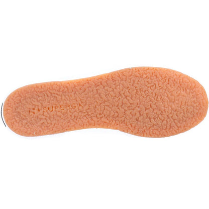 White - Back - Superga Unisex Adult 2750 Tumbled Leather Trainers