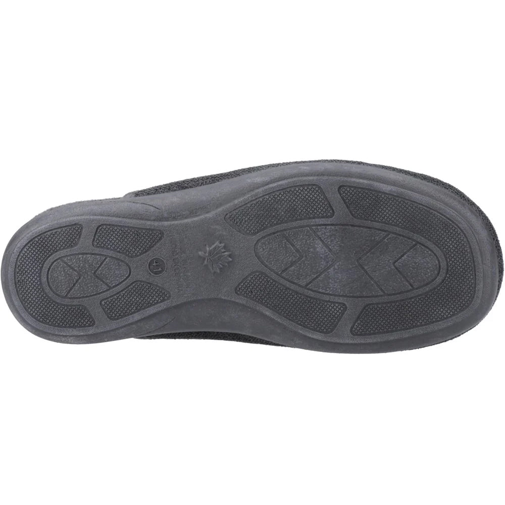 Blue - Back - Cotswold Mens Spelsbury Slippers