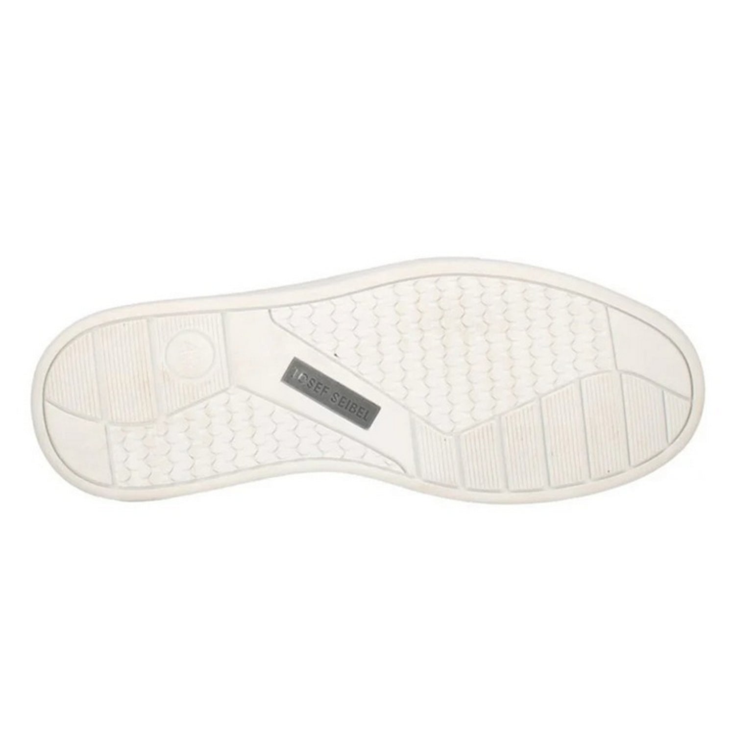 White - Pack Shot - Josef Seibel Mens Cleve 02 Leather Trainers
