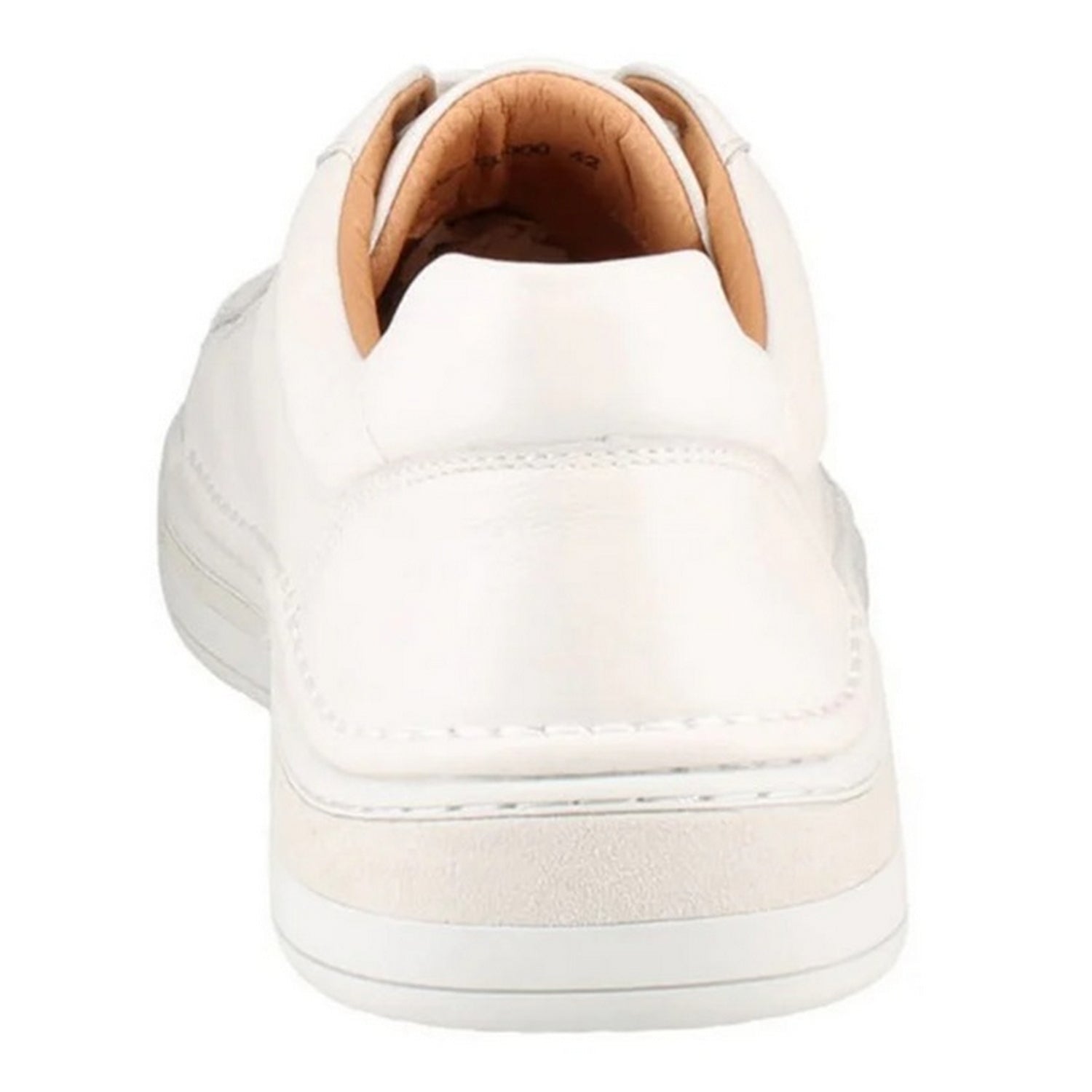 White - Back - Josef Seibel Mens Cleve 02 Leather Trainers