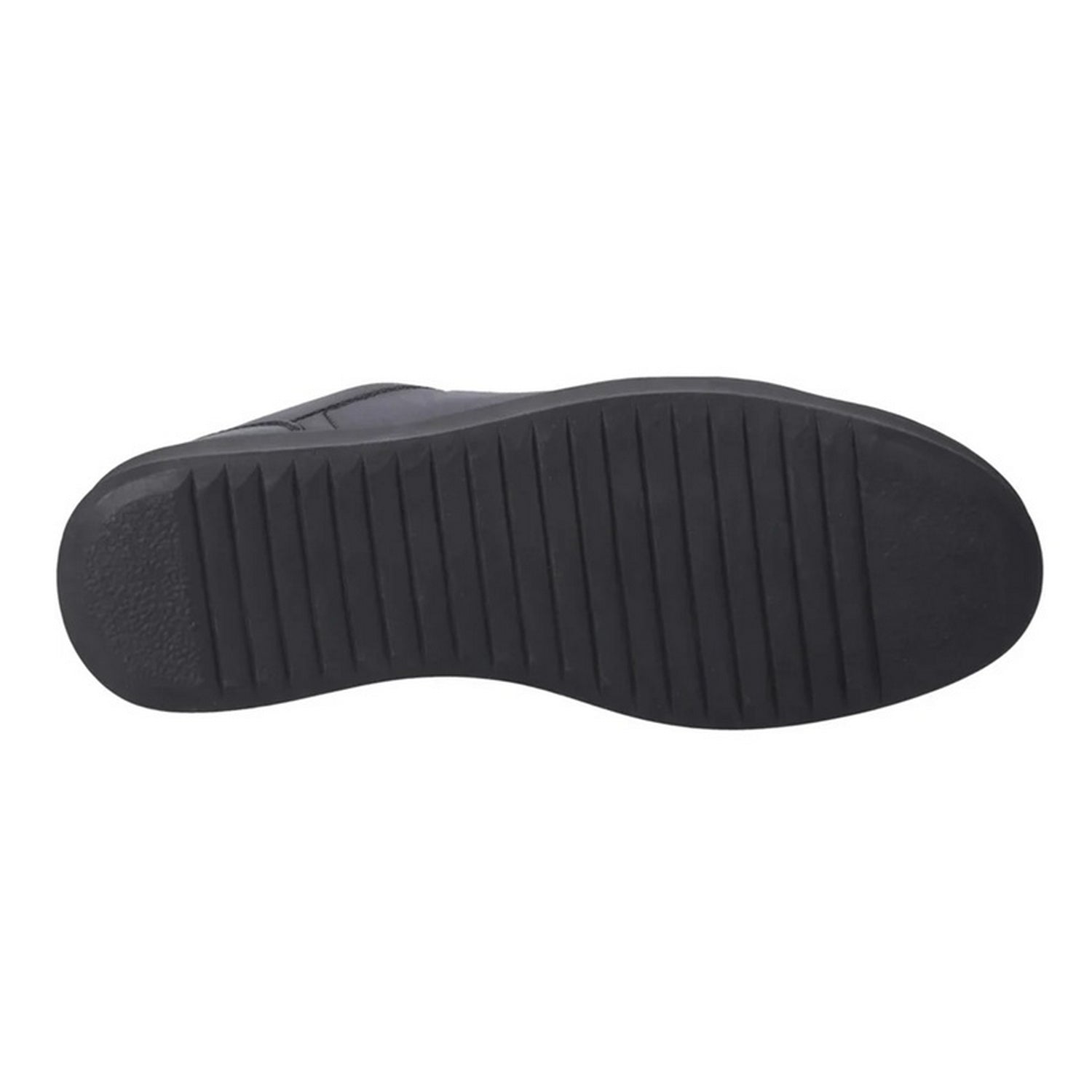 Black - Pack Shot - Hush Puppies Mens Madden Leather Trainers