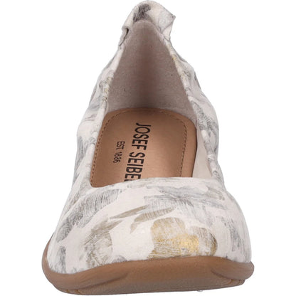 Cream - Pack Shot - Josef Seibel Womens-Ladies Fenja Leather Pumps