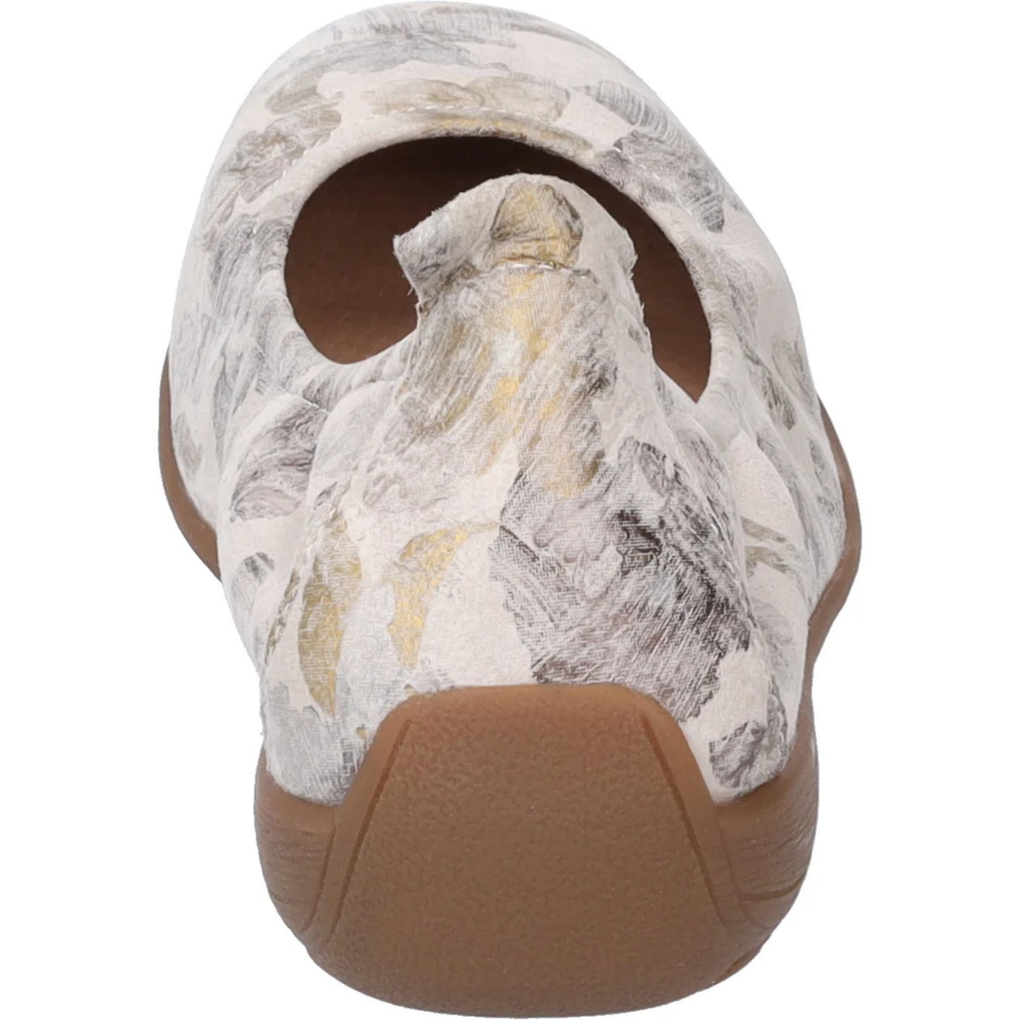 Cream - Back - Josef Seibel Womens-Ladies Fenja Leather Pumps