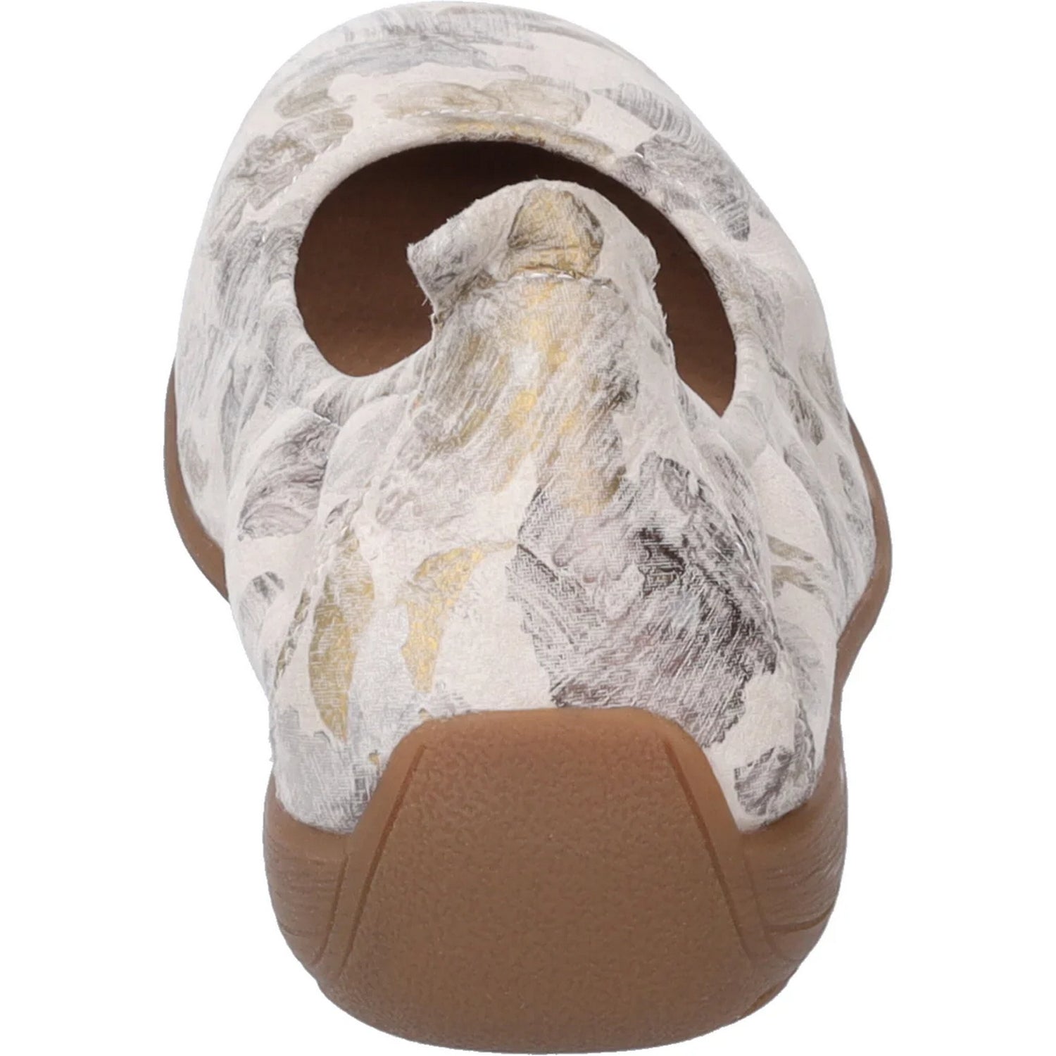 Cream - Back - Josef Seibel Womens-Ladies Fenja Leather Pumps