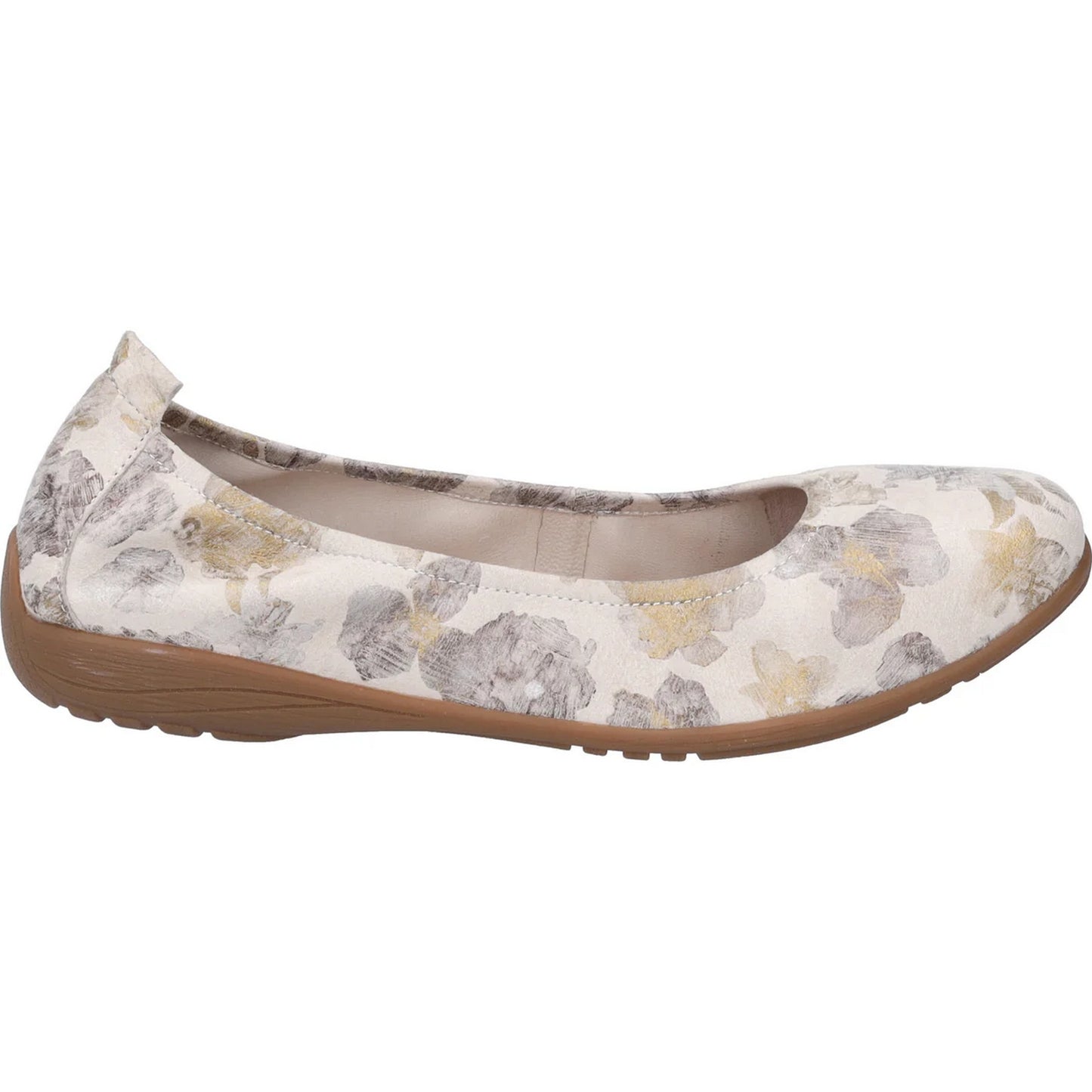 Cream - Side - Josef Seibel Womens-Ladies Fenja Leather Pumps