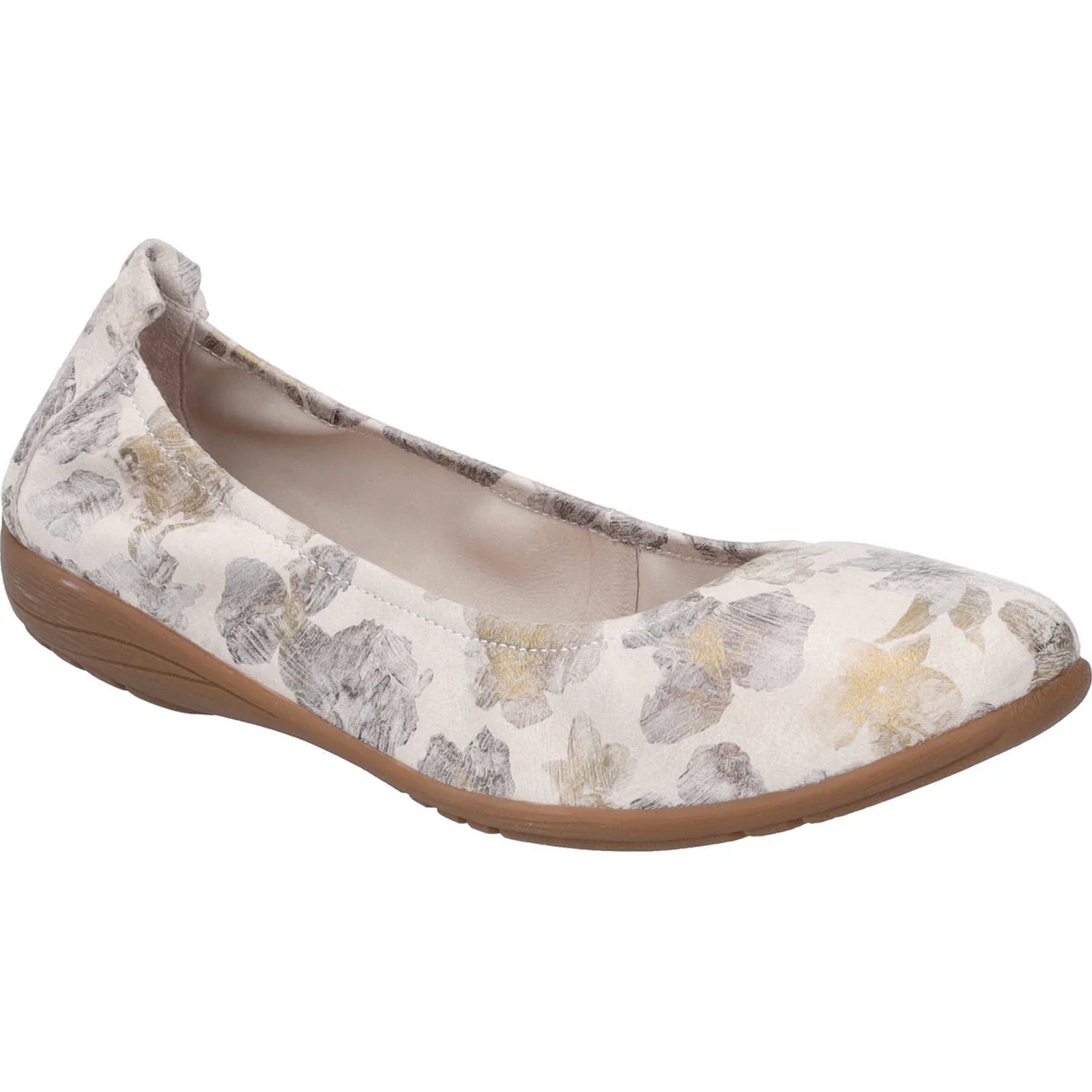 Cream - Front - Josef Seibel Womens-Ladies Fenja Leather Pumps