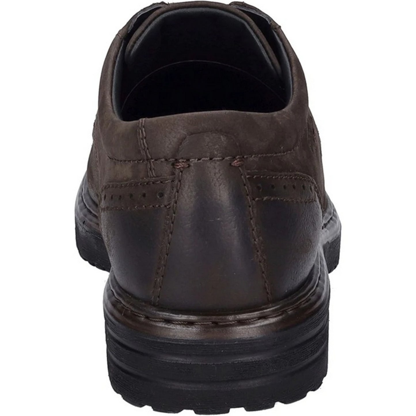 Brown - Back - Josef Seibel Mens Erroll 50 Leather Trainers