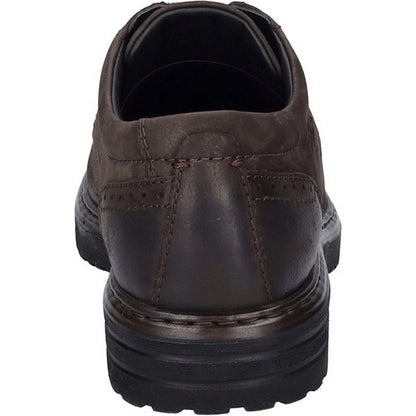 Brown - Back - Josef Seibel Mens Erroll 50 Leather Trainers