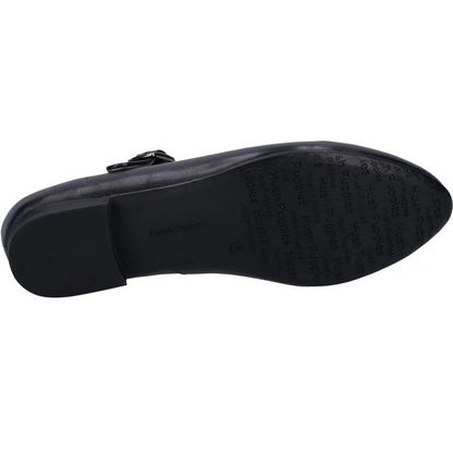Black - Lifestyle - Hush Puppies Womens-Ladies Melissa Leather Mary Janes