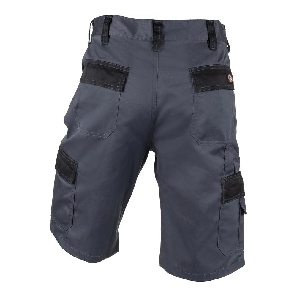 Black-Slate Grey - Back - Dickies Workwear Mens Shorts