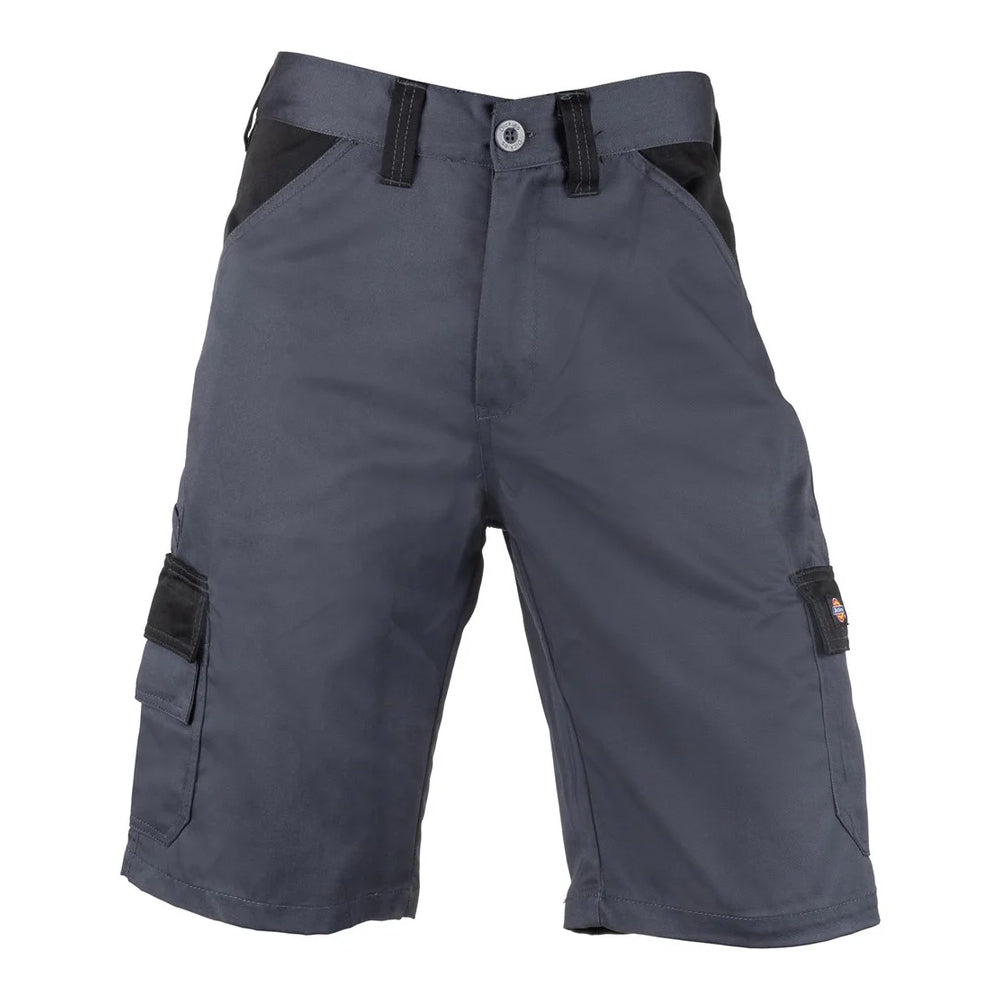Black-Slate Grey - Front - Dickies Workwear Mens Shorts