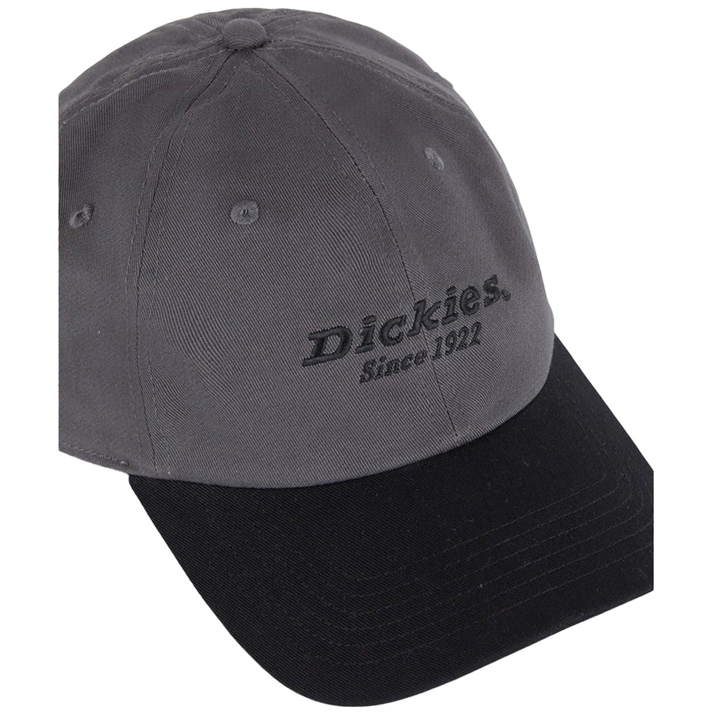 Graphite - Side - Dickies Workwear Unisex Adult Colour Block Cotton Twill Everyday Baseball Cap