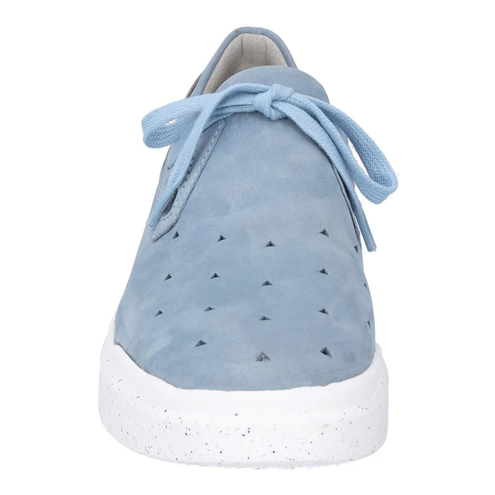 Sky Blue-Mint Kombi - Pack Shot - Josef Seibel Womens-Ladies Helsinki Nubuck Trainers