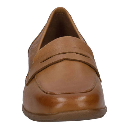 Camel Brown - Pack Shot - Josef Seibel Womens-Ladies Fenja 22 Leather Loafers