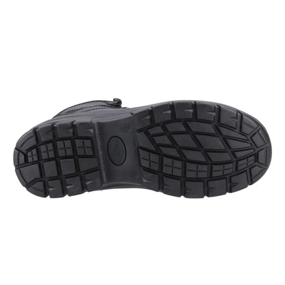 Black - Pack Shot - Skechers Mens Trophus Kilram Leather Wear to Work Safety Boots