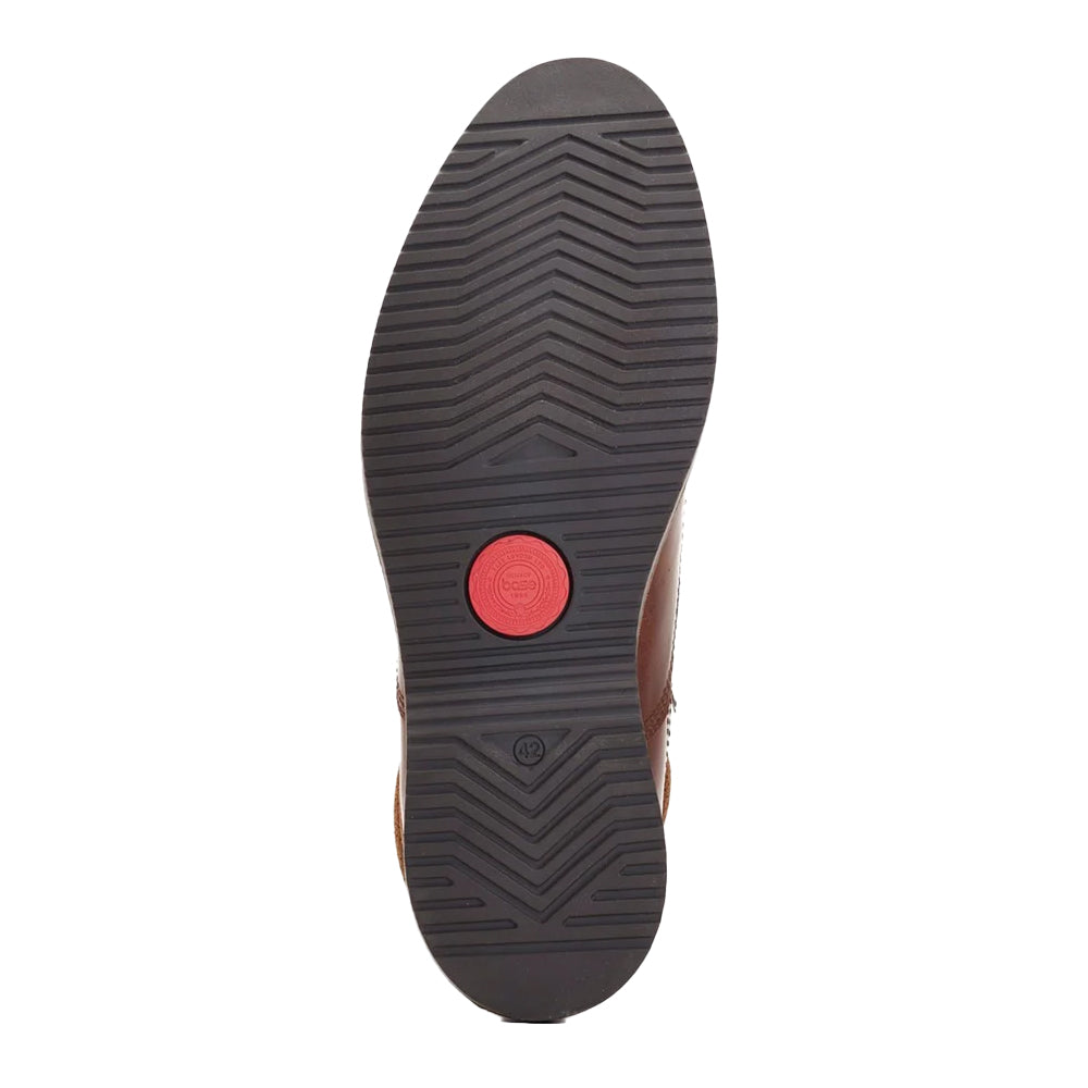 Brown - Pack Shot - Base London Mens Bradley Leather Ankle Boots