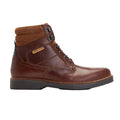 Brown - Side - Base London Mens Bradley Leather Ankle Boots