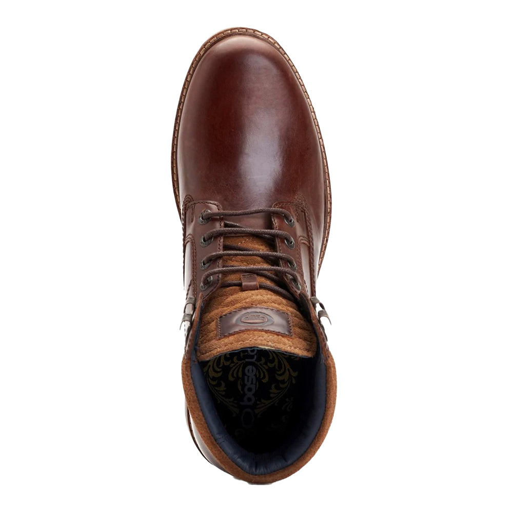 Brown - Lifestyle - Base London Mens Bradley Leather Ankle Boots