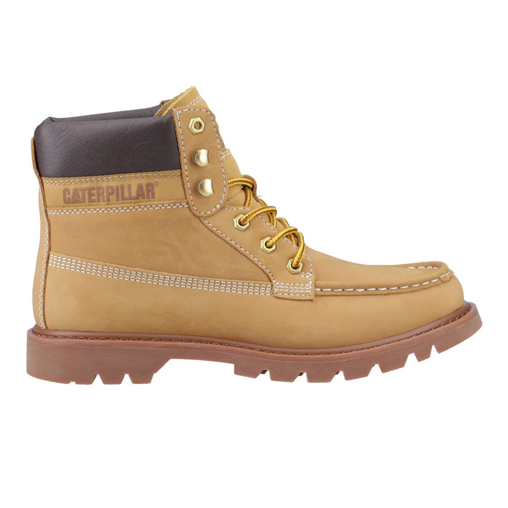 Honey Reset - Lifestyle - CAT Lifestyle Mens Colorado Full Grain Leather Moc Toe Safety Boots