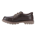 Dark Brown - Side - CAT Lifestyle Mens Colorado Leather Moc Toe Shoes