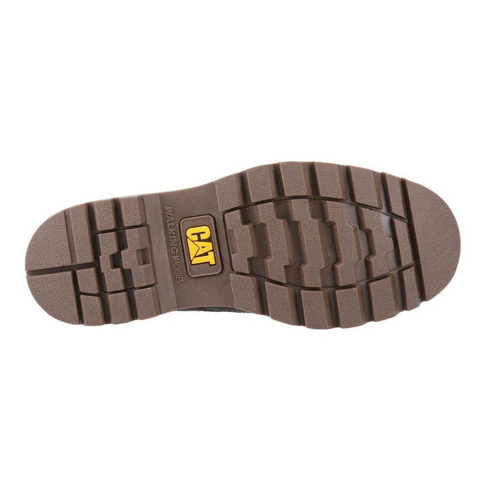 Dark Brown - Pack Shot - CAT Lifestyle Mens Colorado Leather Moc Toe Shoes