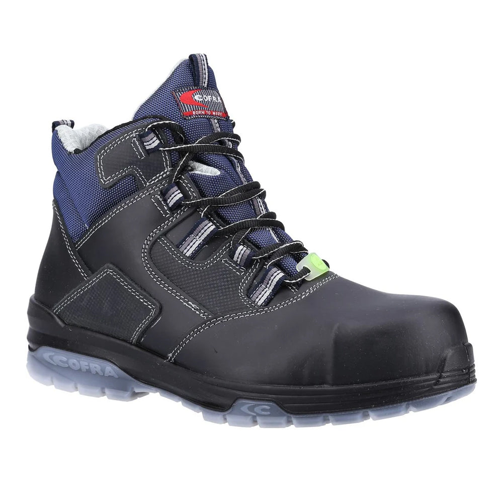 Black-Blue - Front - Cofra Unisex Adult Funk Safety Boots