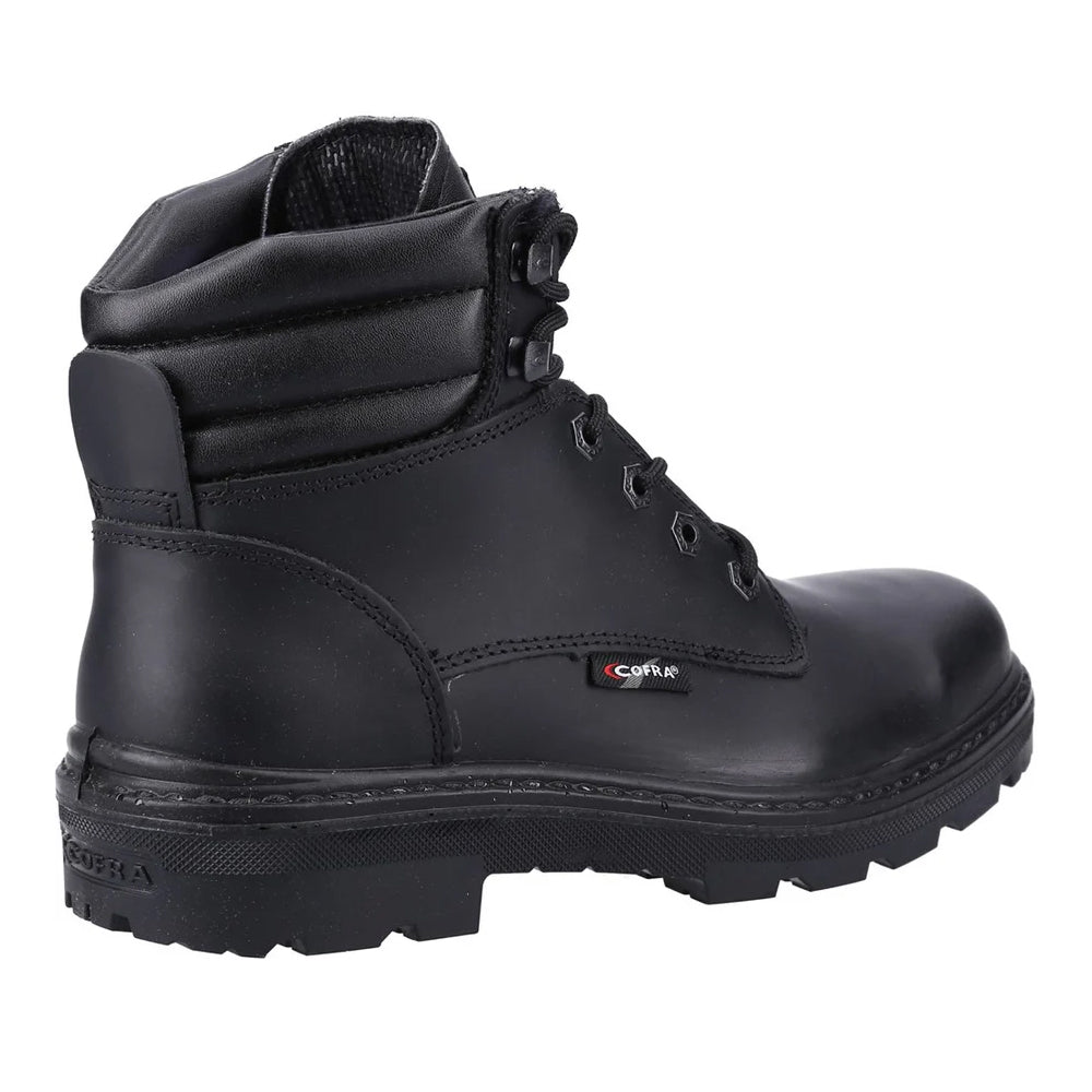 Black - Back - Cofra Mens Hull BIS Leather Safety Boots