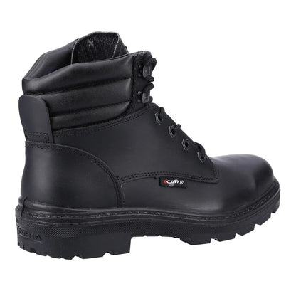 Black - Back - Cofra Mens Hull BIS Leather Safety Boots