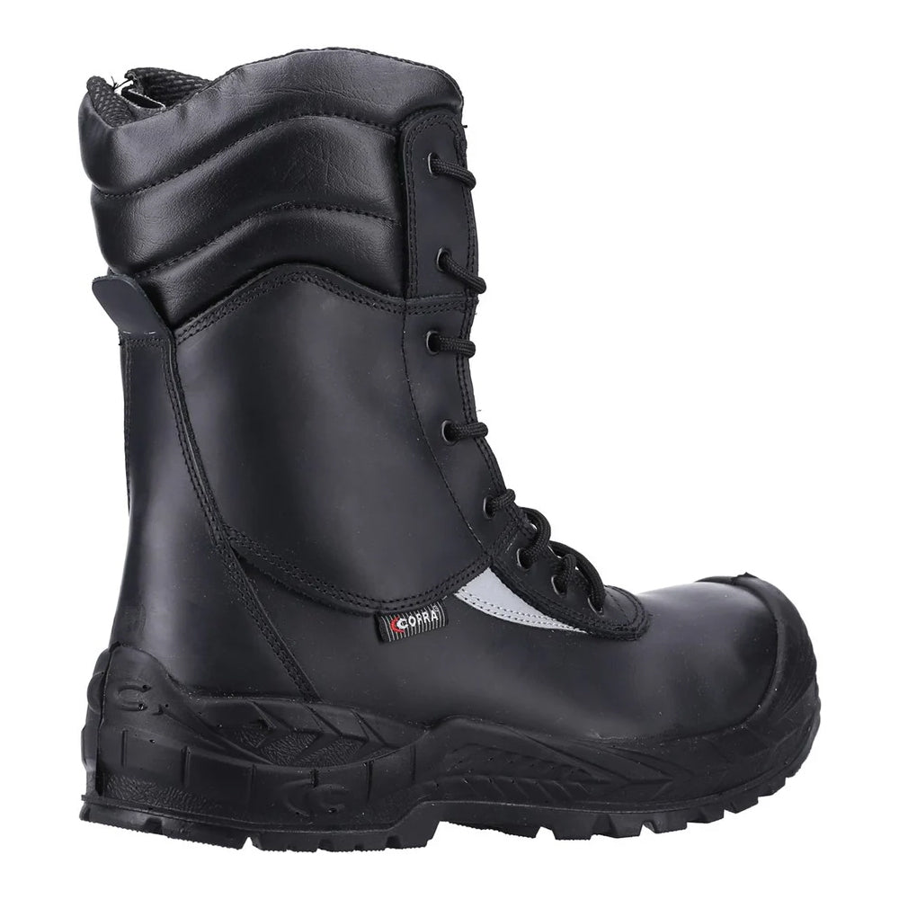Black - Back - Cofra Mens Off Shore Leather Safety Boots